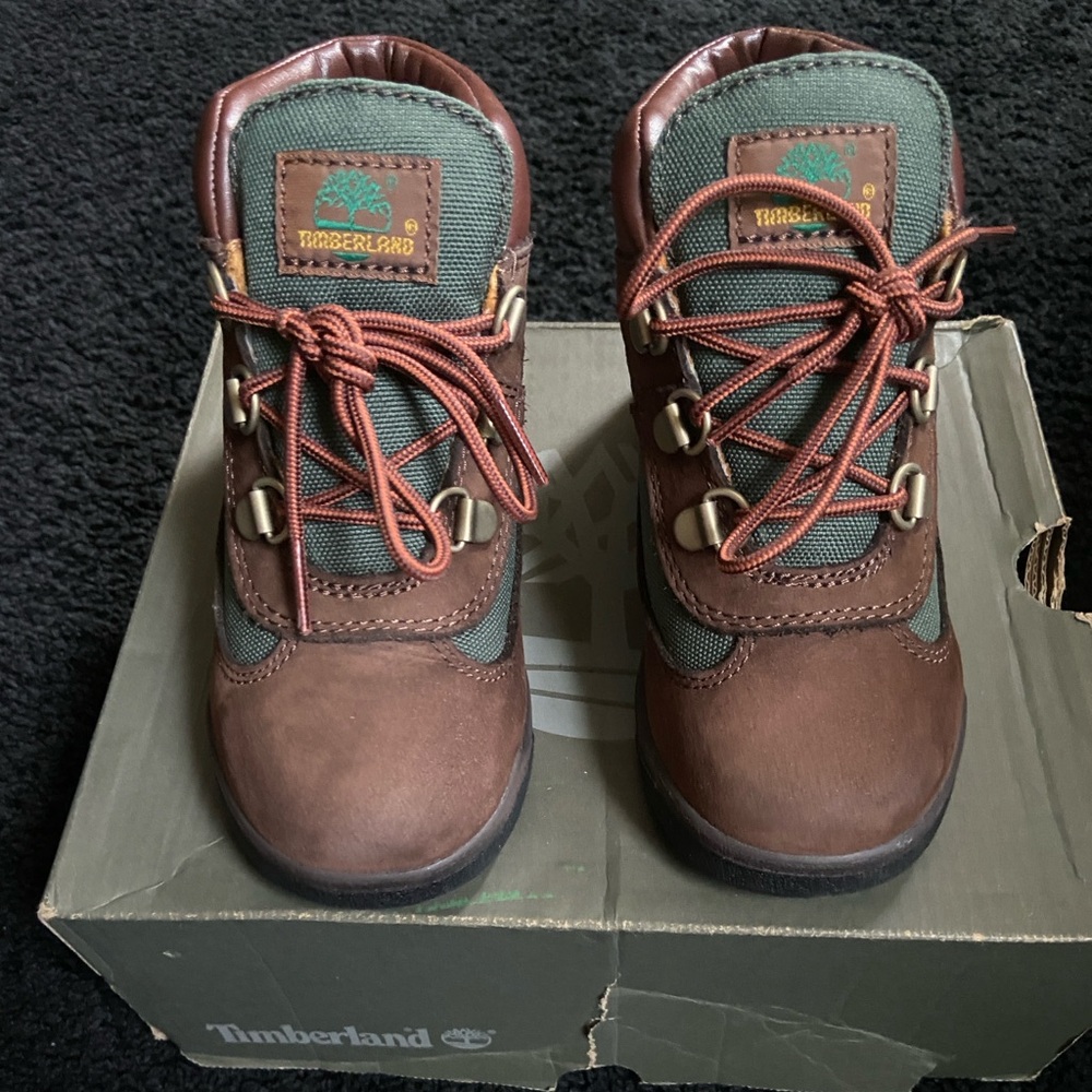 Timberland Kids Boots - Brown and Green
